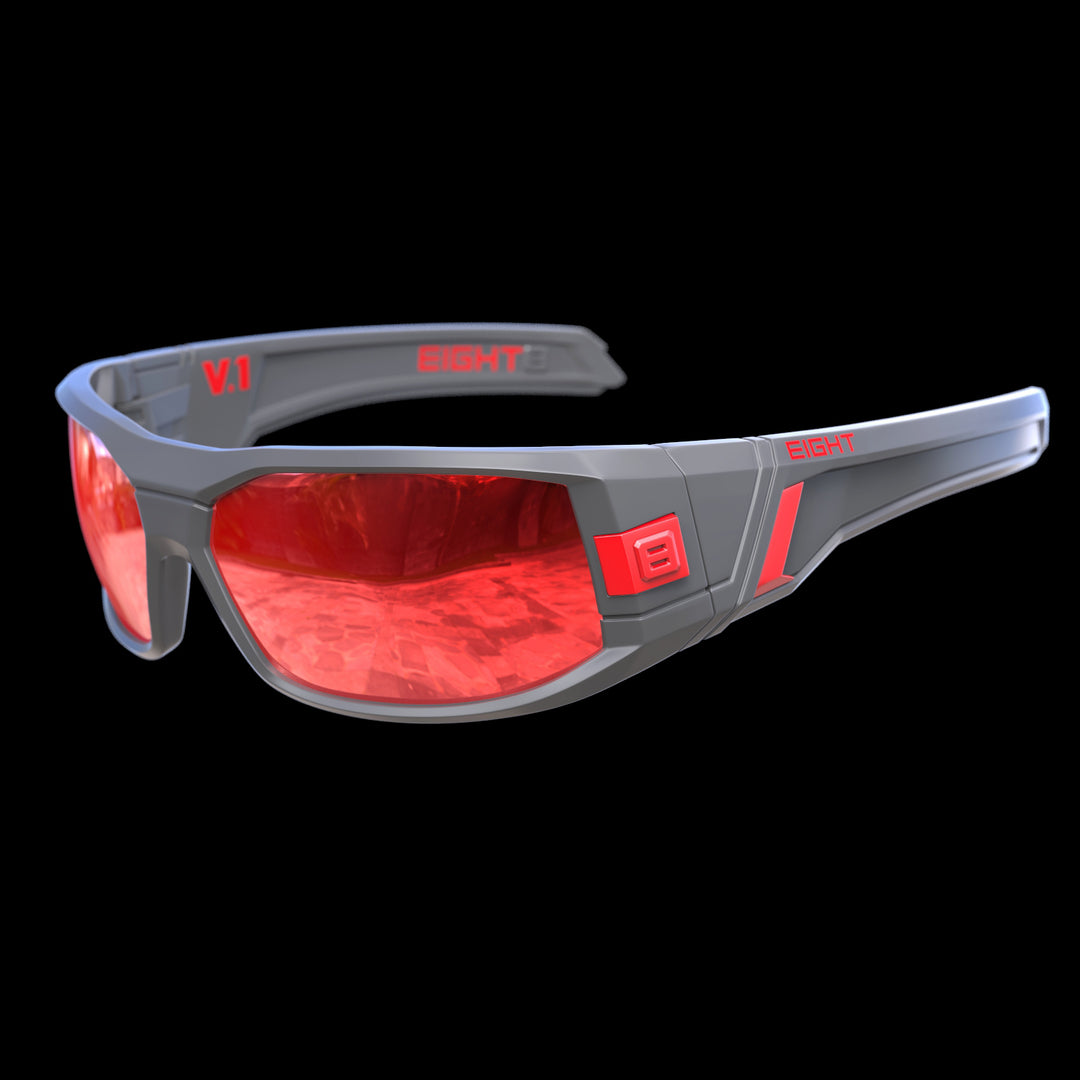 V.1 - Gray Red Mirror – EIGHT