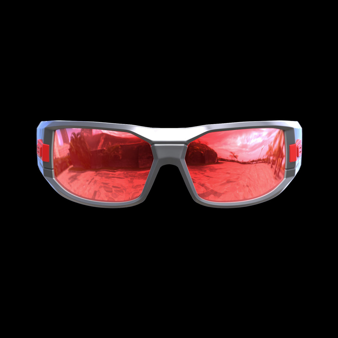 新品EYEVAN7285 351 c.353　GREY RED MIRROR付き MODEL 351 | EYEVAN 7285